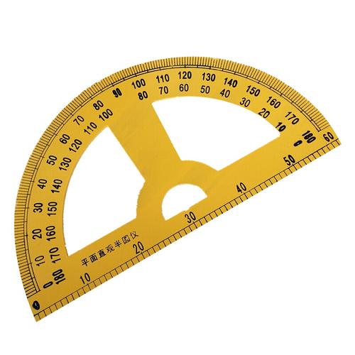 指間經緯 大號木質量角器的課堂呼與吸